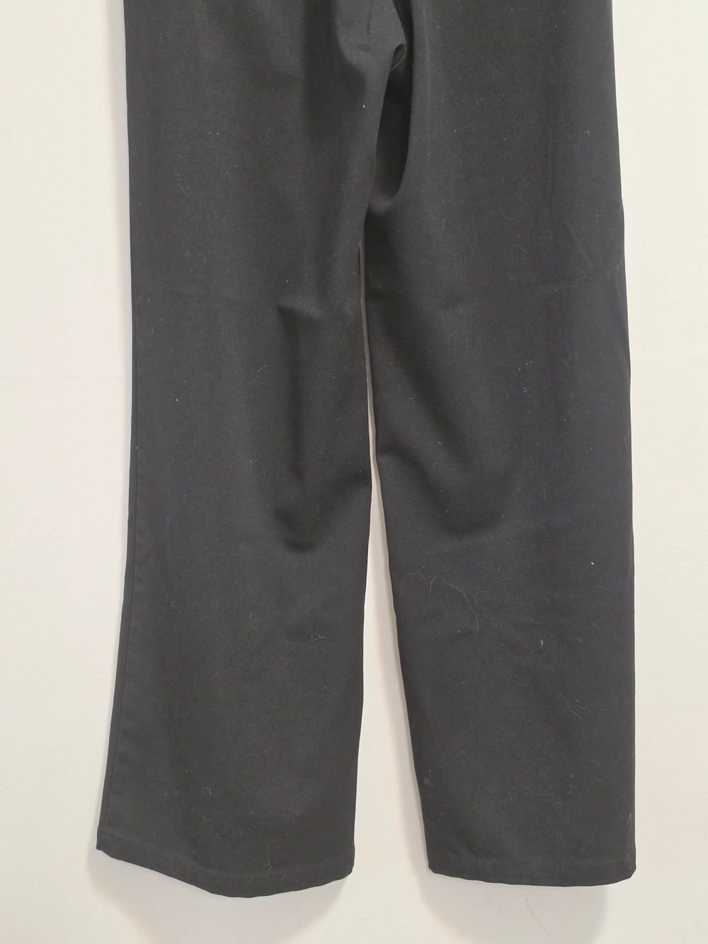 Genquo Classic High-Waist Black Wide-Leg Pants - Picture 7 of 12